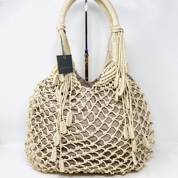 Anthropologie Other - NWT Monserat De Lucca Macramé Tote Bag